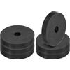 PATIKIL 6Pz Distanziatore Gomma Multiuso 2.4Od 0.47Id 0.4 Accessori Auto | Rondelle Neoprene Antivibranti Isolamento, Ammortizzatori Gomma Bulloni