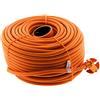 Zenitech - Prolunga 16 A HO5VV-F 2x1,5 mm² 3680 W / 230 V - Ideale per Tosaerba e Barbecue - Resistente alle Intemperie - Conforme alle Norme NF e CE - Colore arancione - Lunghezza 50m