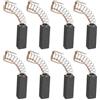 Create idea Spazzole in carbonio per motore elettrico, 20 x 7 x 6 mm, compatibili con sega circolare e trapano collettore di polvere, 8 pezzi