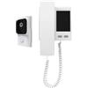 Swokely Video Door Phone System 4.5 IPS Screen Wireless Doorbell with Camera Doorphone phone Style Wireless Doorbell Intercom Infrared Night Viewing 2 Way Intercom for Home Villa Apartment