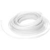 MOCNT 4mm Guaina Cavi PET Guaina Cavo Intrecciata Manicotto Espandibile | Guaina Fili Elettrici Gestione dei Cavi Flessibile Ordinato Protettivo Tubo Guaina Isolante Bianco 10 Metri