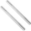 ACOLY 2 pezzi di asta per maniglia della porta, perno quadrato da 8 mm x 130 mm, per maniglie o pomelli delle porte, asta quadrata in acciaio zincato per chiavistello o serratura