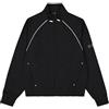 Champion Legacy C-Tech W (117598) -WR Peached Feel Crinckle Full-Zip High-Neck Felpa, Nero (NBK), XS Donna