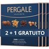 IMPERIAL COAST Scatole di Cioccolatini, cioccolato da regalare Pergalé 113 g - Al gusto di: Nocciola, Tartufo, Cioccolato e Caramello - 16 unità. (Dark Classic, 2+1 ùnite)