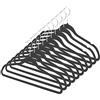 Whitmor 6478 - 6841 - 10-BGE Spacemaker Suit Hangers S/10-beige Black
