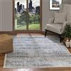Livabliss EVORA Traditional Vintage Area Rug | Blue, Light Blue, White | 160x215cm | Living Room & Bedroom | Machine Woven Medium Pile Polypropylene