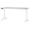 GERMANIA DIE MÖBELMACHER Germania Scrivania 7908-642, in grigio chiaro/bianco, regolabile in altezza, 160 x 120 x 80 cm (LxAxP)