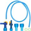 PEUTIER 9pz Ricambio per Valvola a Morso per Camelbak, Accessori per Borraccia Blu con Connettori per Tubi Dritti e Angolati e O-Ring del Tubo e Tubo Dell'Acqua per Sacca di Idratazione Dello Zaino