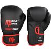 MuscleForge Guantoni da Boxe 10 Oz - Uomo e Donna, per Sparring e Allenamento, Sacco da Boxe, Kick Boxing e Muay Thai, Guanti Box - Similpelle PU Premium con Cinturino Regolabile e Ventilazione