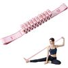 MENUY Fascia da ginnastica per yoga, fascia elastica con 12 fiocchi, per yoga, fitness, ad alta elasticità, per pilates, danza, ginnastica, stretching efficace, rosa