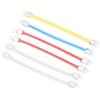 PATIKIL Tennis Smorzatore, 6pz Silicone Vibrazione Ammortizzatore Racchetta Corda Smorzamento, Bianco, Rosso, Giallo, Blu