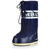 Moon Boot Nylon, Stivali, Unisex- adulto, Blu (Bleu (Blu)), 31-34