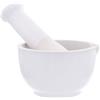 ORION Mortaio in ceramica con pestello, mortaio per spezie, bianco, Ø 8,5 cm