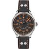 Laco Orologio da pilota Palermo 39, orologio automatico di alta qualità Ø 39 mm, modello B, Prodotto in Germania, impermeabile