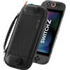 JSAUX Custodia Slim da Trasporto per Switch 2 (2025), Custodia Rigida Protettiva con 12 Scomparti per Cartucce di Gioco, Custodia Portaoggetti da Viaggio Portatile BG0133