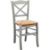 Home Living Sedia 309 Paglia di Riso - Grigio