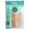 Nano Absolute Barber Mini 50 pezzi spatole in legno per depilazione sopracciglia, rimozione sopracciglia Agda Spatula Dimensioni: 9,3 cm x 1 cm x 0,3 cm