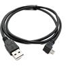 System-S Cavo USB 2.0, 100 cm, tipo A maschio a Micro B, adattatore ad angolo di colore nero