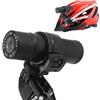 Plyisty Telecamera per casco da moto da bicicletta, 1080p, anteriore e posteriore, mini action cam, doppia dash cam, accessori per casco da moto, grandangolo 120°, connessione WiFi, lunga