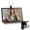 Cyezcor Kit di illuminazione per videoconferenze con clip, per monitor, televisione, computer e laptop, ideale per lezioni da remoto, riunioni su Zoom, streaming, videoconferenze