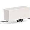 herpa Accessori rimorchio per valigie 4,7 m per auto/furgone, bianco, in scala 1:87, modello in miniatura, plastica