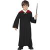 FIESTAS GUIRCA Costume Vestito Abito Travestimento Carnevale Halloween Bambino APPRENDISTA STREGONE Mago Studente di Hogwarts 10-12 anni