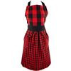 DII A quadretti in cotone, rosso/nero, standard