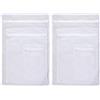 Wenko 3751900100 Rete Bucato per 5 Kg, Resistente Alla Bollitura, Poliestere, 90 x 60 cm, Bianco (Confezione da 2)