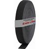 HIMRY Fascia elastica piatta, poliestere, nero, 40 m x 25 mm