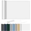 AXT SHADE Frangivisto Balcone Protezione 90x700cm Impermeabile Copri Ringhiera Balcone Privacy Frangivento Protezione UV con Occhielli e Fascetta per Terrazza Esterno-Bianco
