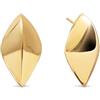 SINGULARU - Orecchini Gio. Ottone con Placcatura in Oro 18 Kt. Gioielli da Donna
