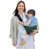Jane Jané Catch Fascia Portabebè Fianco, Porto Laterale, Regolabile, Ergonomica e Antiscivolo, 100% Cotone, 9-48 Mesi, Verde