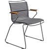 Houe - Poltrona Click - Grigio - Acciaio termolaccato - Designer Henrik Pedersen