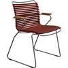 Houe - Poltrona Click - Rosso - Acciaio termolaccato - Designer Henrik Pedersen