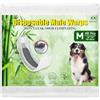 Flying Paws Pannolini per cani maschi, M-48 usa e getta con carbone attivo, neutralizzazione degli odori, pannolini morbidi e traspiranti, pantaloni per incontinenza per cuccioli M-48 Count