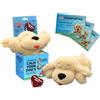 Snuggle Puppie Snuggle Puppy Plus - Peluche per Cani con 3 Scaldini e Battito Cardiaco RealFeel Attivato dal Movimento. Giocattolo Antistress e Calmante per l'Addestramento (Doodle)
