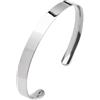 Treasure Bay TreasureBay, bracciale rigido in solido argento Sterling 925, unisex