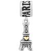 SBI Jewelry Ciondolo da donna a forma di Dubai, Pisa, Torre Eiffel, Big Ben, compatibile con braccialetti Pandora per compleanni e anniversari, Misura unica, Rame, Nessuna pietra preziosa