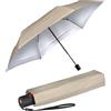Knirps Ombrello tascabile U.200 Ultra Light Duomatic Vision, Menta - iridescente, UV, protezione dal calore, 95 cm