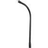 PATIKIL Tubo flessibile a collo di cigno da 30,5 cm, femmina da 3/8 a filettatura maschio da 1/4, in metallo, universale, supporto per action camera, telefono, microfono, nero