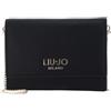 Liu Jo POCHETTE LIU JO AA5221E0033 Pochette comoda e pratica con catena color oro e chiusura patta calamita. Possiede tre scomparti di cui uno con zip e diverse tasche interne per carte e documenti. 22x16x2.