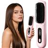 Mineup Spazzola Lisciante Portatile, Go Brush Pro, Spazzola Lisciante per Capelli con tecnologia agli ioni, Riscaldata 30S, Spazzola Portatile per Ricaricabile USB, design delicato e durevole