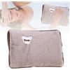 UNIHOC Borsa Acqua Calda Elettrica, Borsa Acqua Calda Elettriche Con Rivestimento Morbido In Microfibra, Scaldino In Peluche, Scaldamani, Ideale Per Ridurre Dolori Muscolari, Dorsali e Mestruali, Marrone