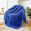 Exclusivo Mezcla Coperta in Pile Reversibile, Leggera e Morbida, 130x150 cm