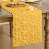 Artoid Mode Morbido peluche velluto finta pelliccia giallo margherita primavera runner da tavolo estate cucina tavolo vacanza decorazione festa 33 x 183 cm