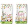 Arquiel Set 2 Strofinacci Cucina, Pasqua Coniglietto Uovo Gnome 100% Cotone Canovacci Senza Pelucchi Asciugamani Durevole Riutilizzabili Decorazione Regali di Vacanza 48 cm x 70 cm