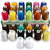 New brothread 32 Bobine Poliestere Filo di Ricamo Macchina 1000M per bobina - Nuovi Colori Simile a Janome e RA Colori - Assortimento 3