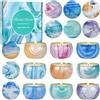 VICBAY Set di 9 Candele Profumate con 120-160 ore Bruciando, VICBAY Cera di Soia Latta da Viaggio Portatile da 2.2 oz per donne- Bagno/Yoga/San Valentino Regalo/Spa/Pacco Regali per Natale Christmas