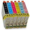 Generico T0481 - COMPATIBILE MULTIPACK (6 PCS) 1 x BK/C/M/Y/LM/LC Cartucce d'inchiostro per Epson 1X T0481/2/3/4/5/6 con Stylus Photo R200,R220,R300,R320,RX500,RX600,RX620,RX640,R340