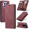 Phernykas Custodia Portafoglio Libro RFID per Xiaomi Redmi Note 15 Pro 5G | Flip Book Cover in pelle PU, Porta Carte, Protezione Astuccio, Libretto Case per Redmi Note 15 Pro 5G, Vion-rosso